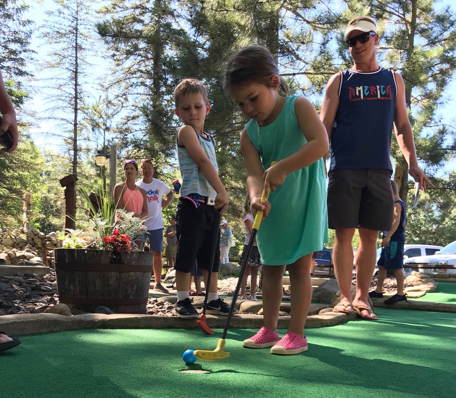 MiniGolf Crosswoods Golf Course, MN